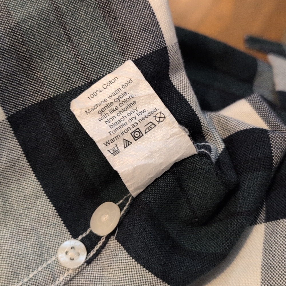 J. Crew Men's Medium Slim Fit Oxford Long Sleeve Button Down Shirt Style #C4283 - Picture 10 of 15